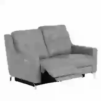 Modern Italian Leather/Match 2 Seater Electric Reclining Sofa